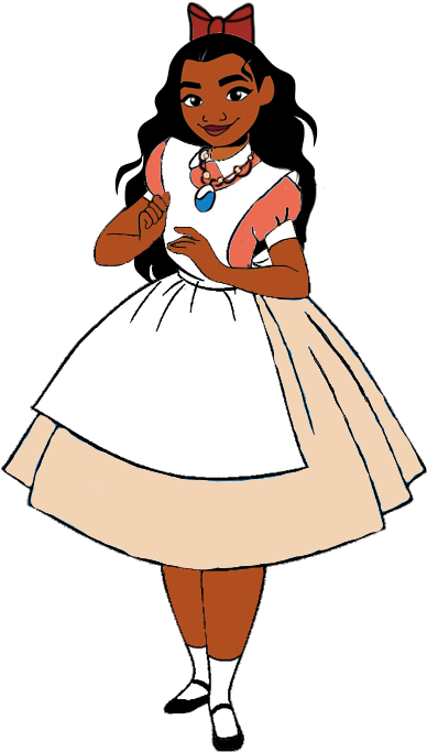 Moana In Wonderland By Darthraner83-danlapa - Charlotte Labouff Deviantart Clipart (500x701), Png Download