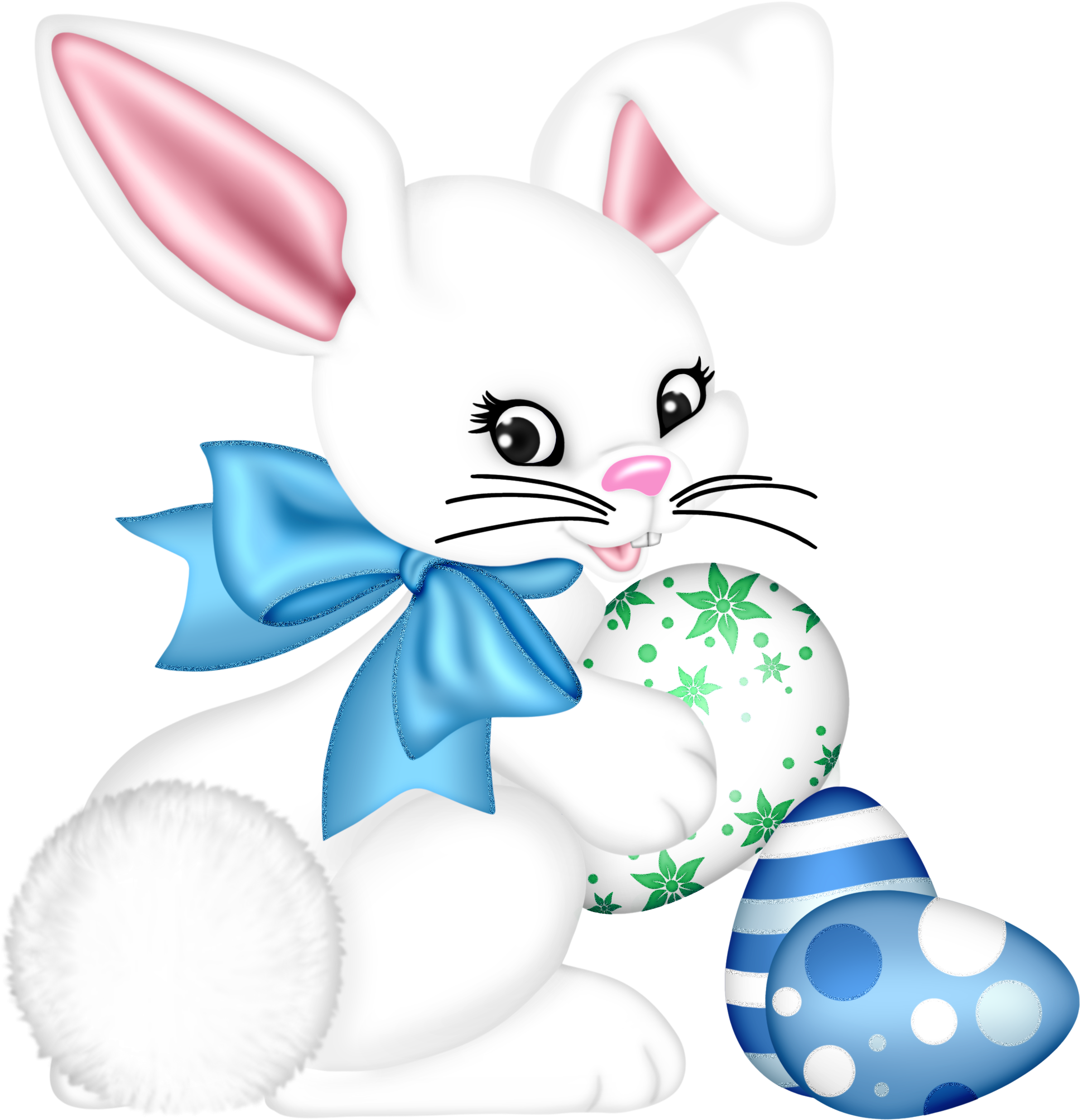Free Png Transparent Easter Bunny And Eggpicture Png - Portable Network Graphics Clipart (850x825), Png Download