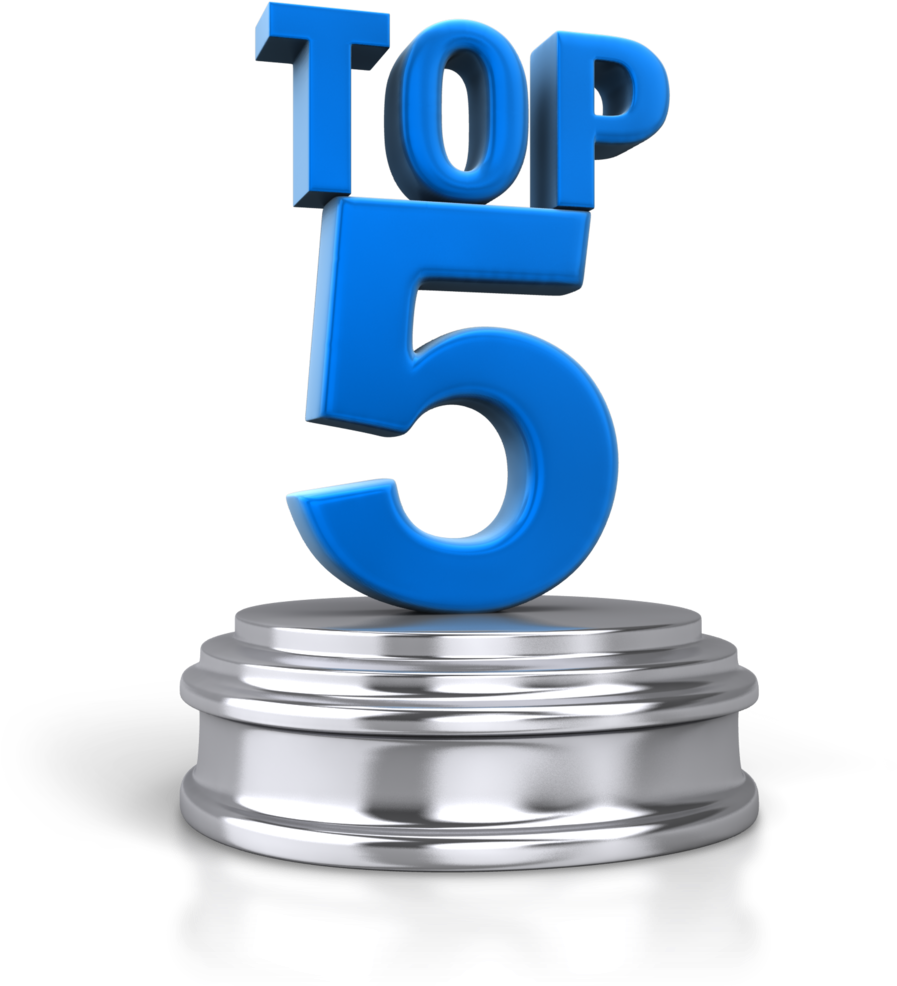 Top 5 Popcorn Guy Blog Posts Of - Top 5 Clipart - Png Download (938x1000), Png Download