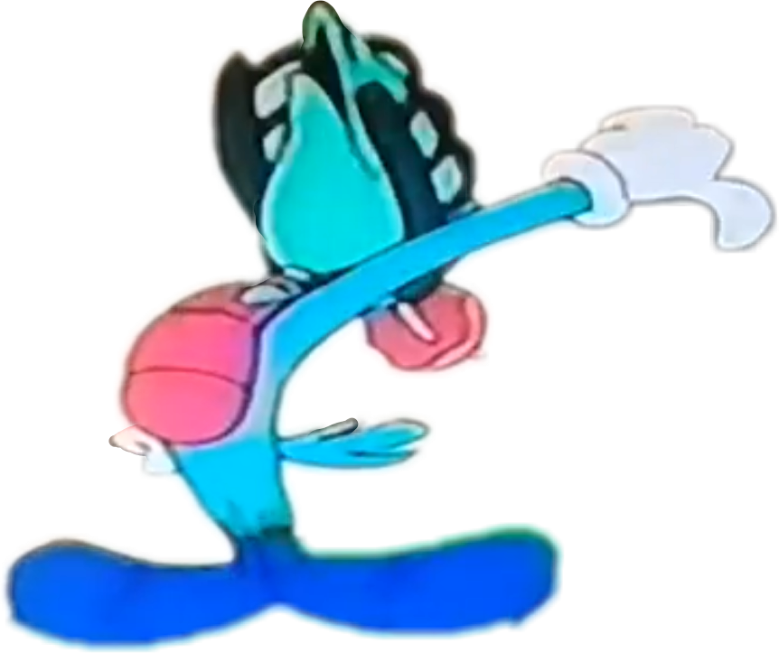 Gogo Gogododo Dodo Tinytoon Tinytoons Cuckoo Cartoon Clipart (862x723), Png Download