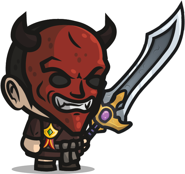 Timera Day Left - Devil 2d Clipart (800x800), Png Download