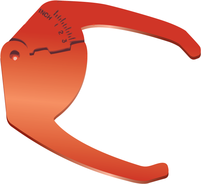 Illustration Of A Tree Caliper Instrument Clipart (691x632), Png Download