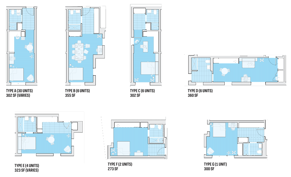 My Micro Ny Apartment Building By Narchitects Clipart (1000x609), Png Download