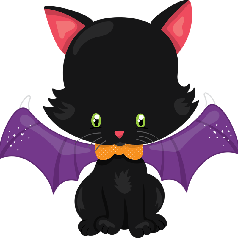 Zazzle Halloween Black Kitten With Bat Wings Tote Bag - Halloween Black Kitten With Bat Wings Tote Bag, Adult Clipart (800x800), Png Download
