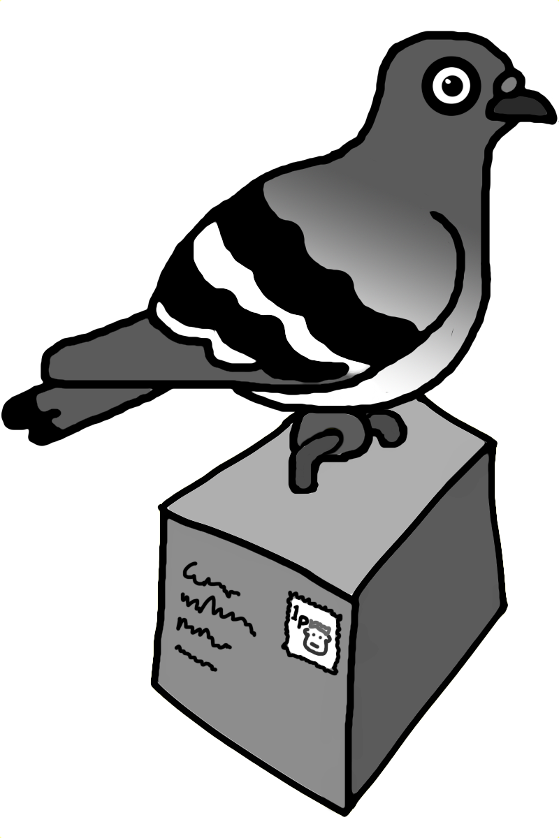 The Pigeon Post Project Is Developing A System Of Technologies - Pigeon Post Clipart (800x1200), Png Download