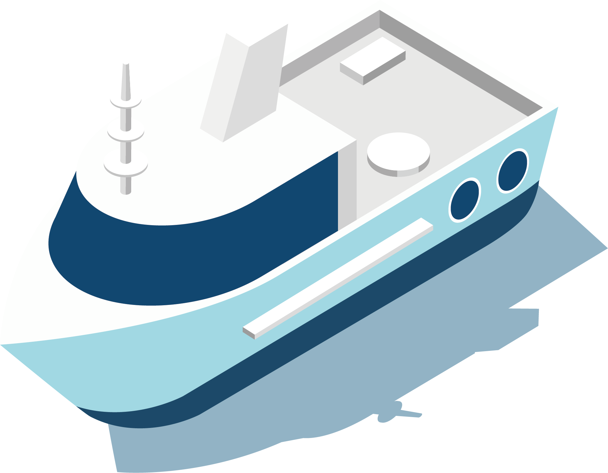 Boat Blue Transprent Png Free Download Angle - Ship Clipart (2067x1607), Png Download
