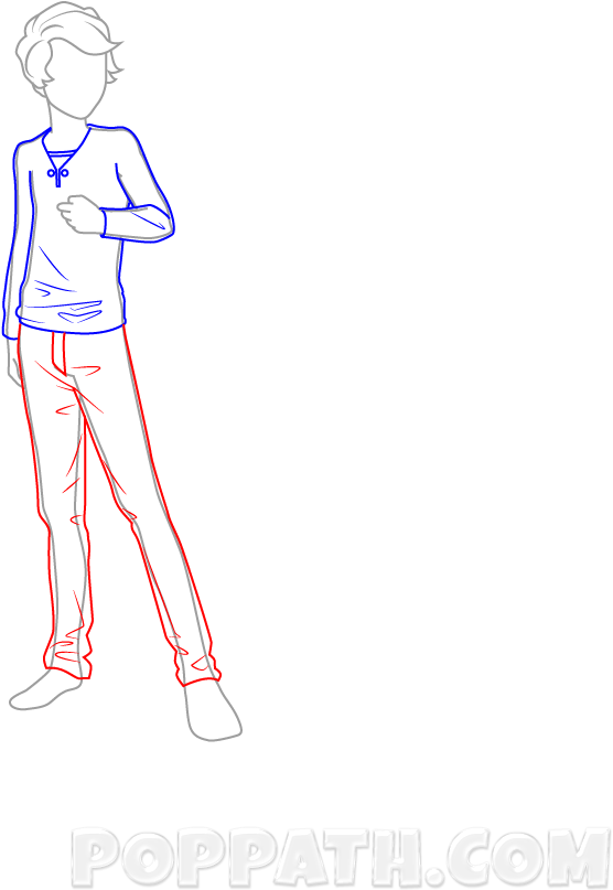 How To Draw Clothing - Illustration Clipart (1000x1000), Png Download