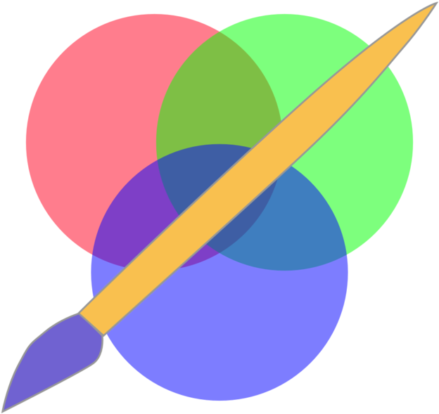 Color Palettes On The Mac App Store Graphic Black And - Circle Clipart (630x630), Png Download