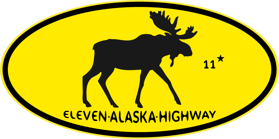 Logo Alaska Eleven Highway - Moose Svg Clipart (891x443), Png Download