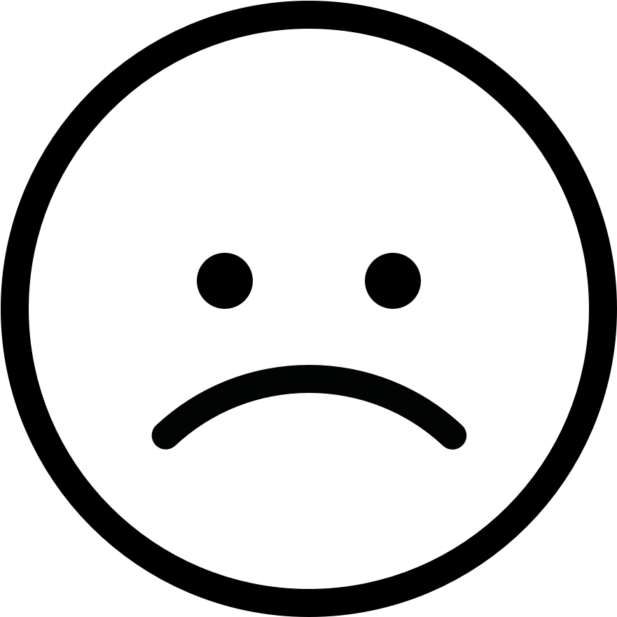 Emoji Sad Emoji Sad Emoji Sad - Smiley Clipart (960x960), Png Download