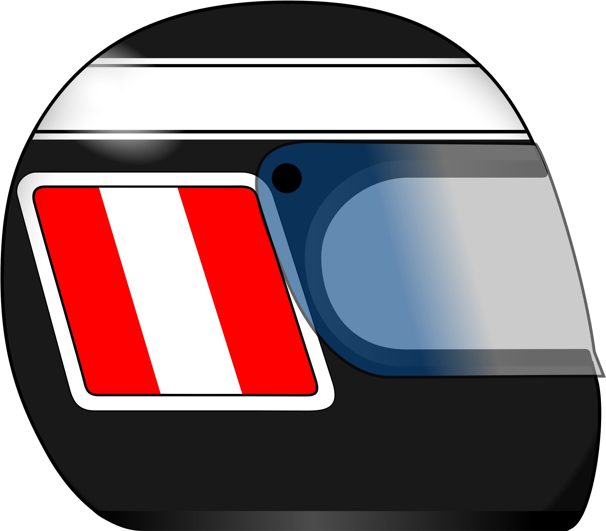 Helmet Integral Gerhard Berger - Wikimedia Commons Clipart (1024x1024), Png Download