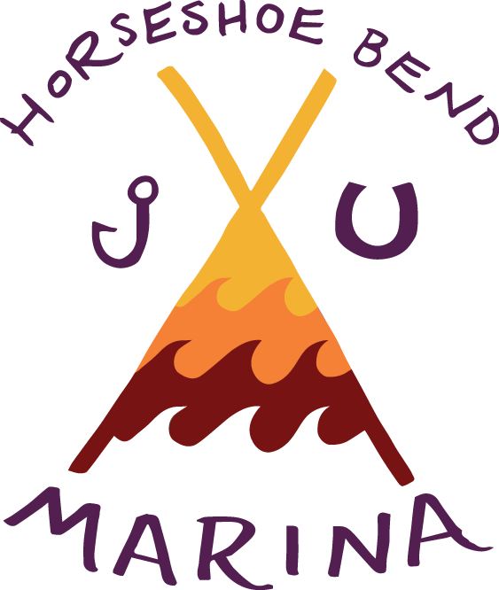 Horseshoe Bend Marina Clipart (563x666), Png Download