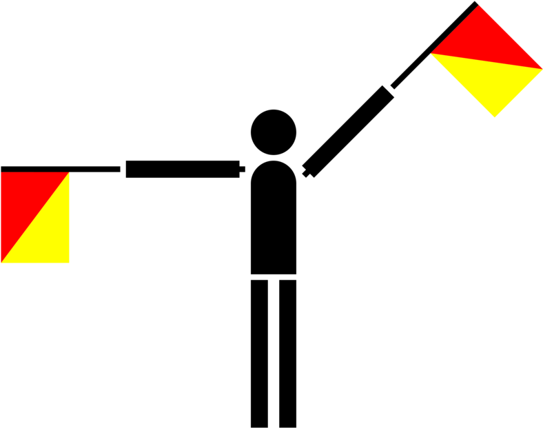 International Maritime Signal Flags Flag Semaphore Clipart (824x750), Png Download