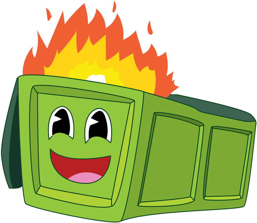 Download Smashy Baren On Twitter - Dumpster Fire Clip Art - Png