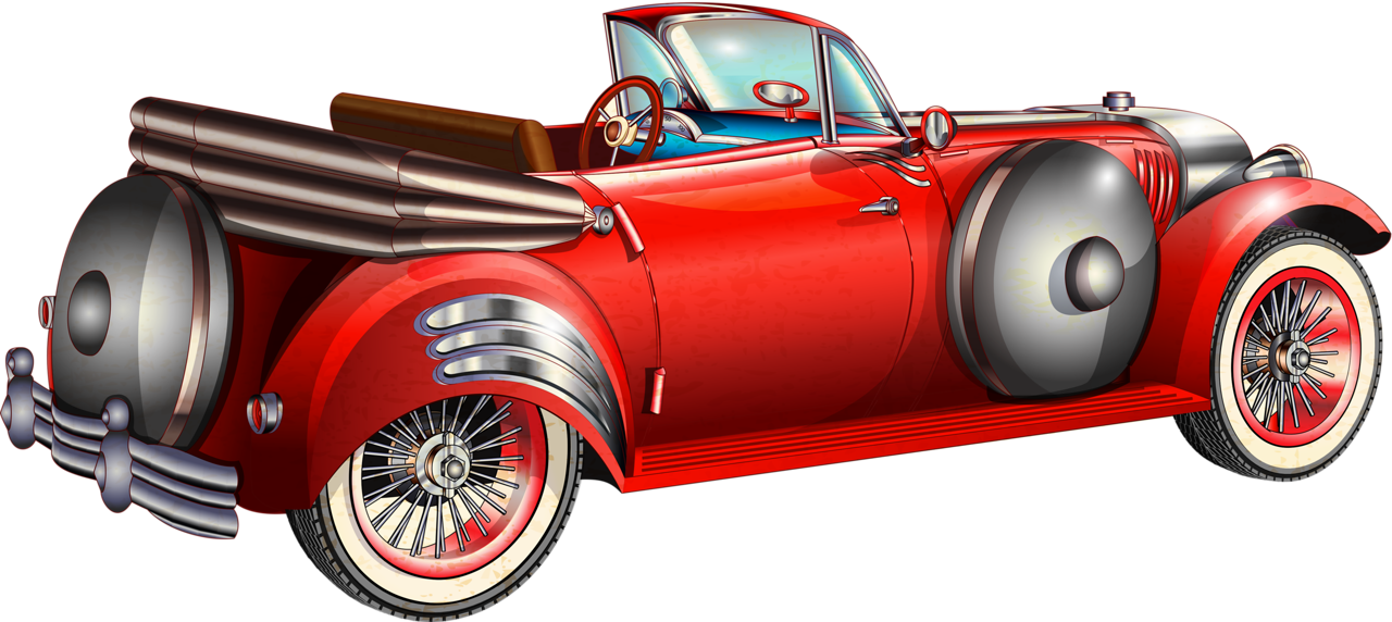 Яндекс - Фотки - Creatiket 1076 Klasik Arabalar Sticker Clipart (1280x572), Png Download