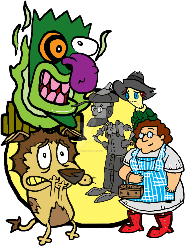 Courage The Cowardly Dog Oz Clipart (774x1032), Png Download