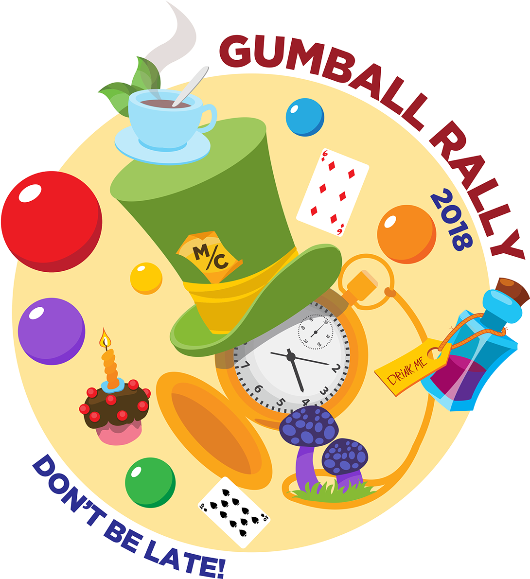 Micechat Gumball Rally - Cartas De Alicia En El Pais Clipart (1200x1200), Png Download