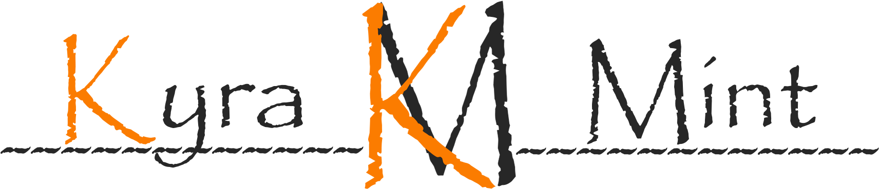 Kyra Mint Kyra Mint - Bead Clipart (2000x500), Png Download