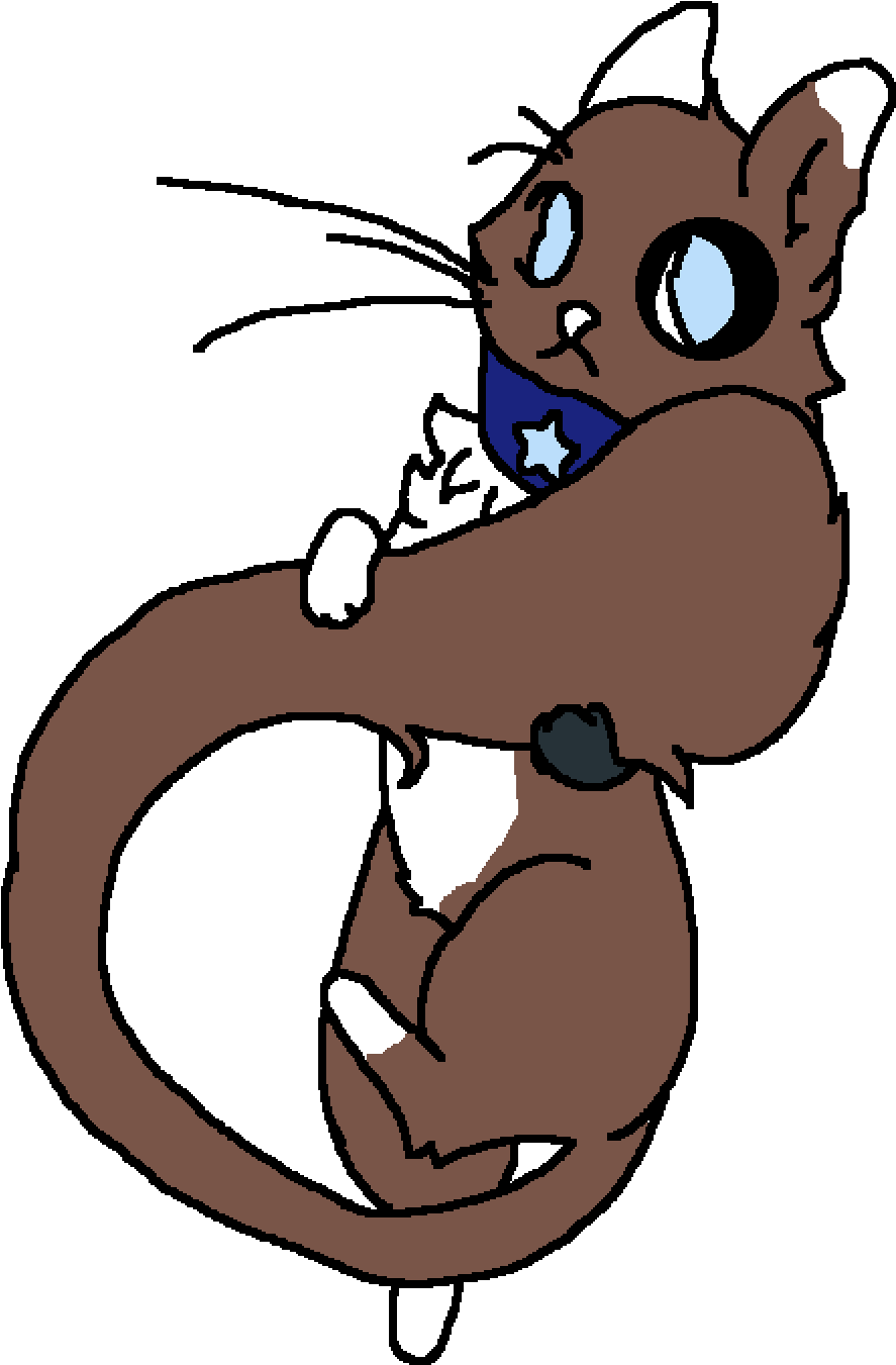 Milky-way The Cat - Cartoon Clipart (1200x1400), Png Download