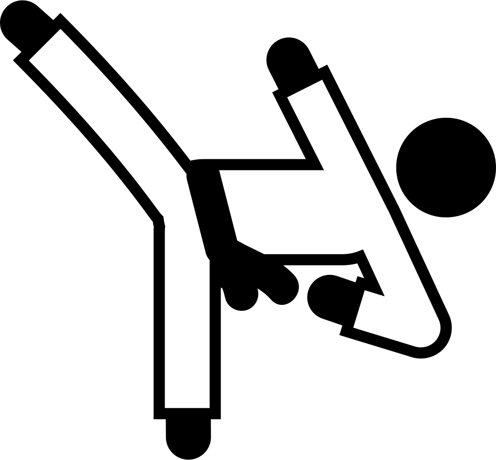 Karate High Kick Comments - Icono Artes Marciales Png Clipart (980x910), Png Download