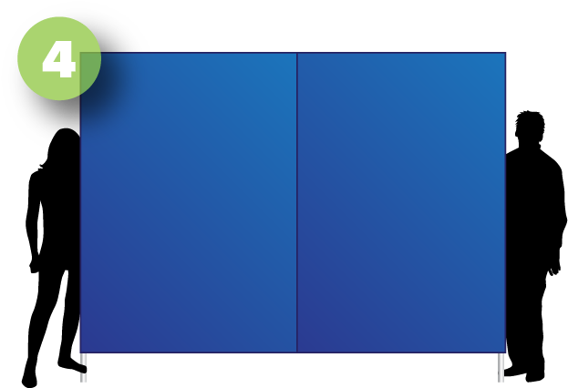 Finally, Stand The Banner Upright - Silhouette Clipart (661x481), Png Download