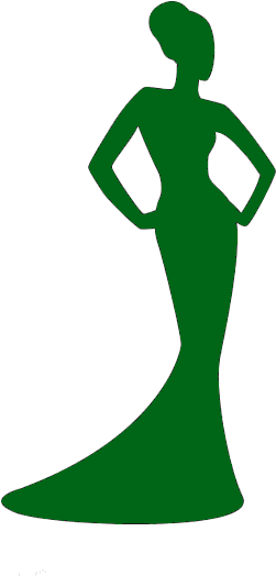 Sombra De Mujer Elegante Clipart (626x626), Png Download