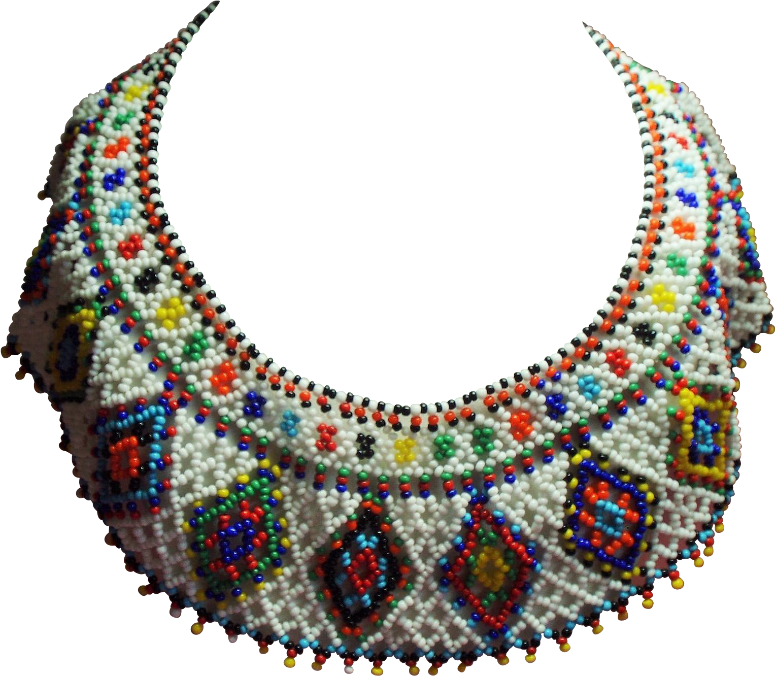 Vintage Native American Colorful Glass Seed Bead Wide - Seed Bead Clipart (1526x1526), Png Download