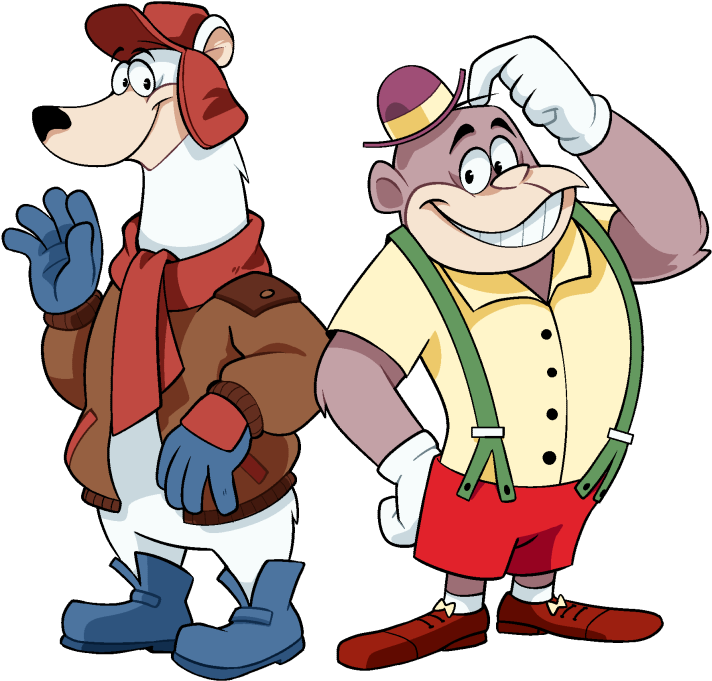 Com- Breezly And Magilla - Magilla Gorilla Clipart (740x734), Png Download