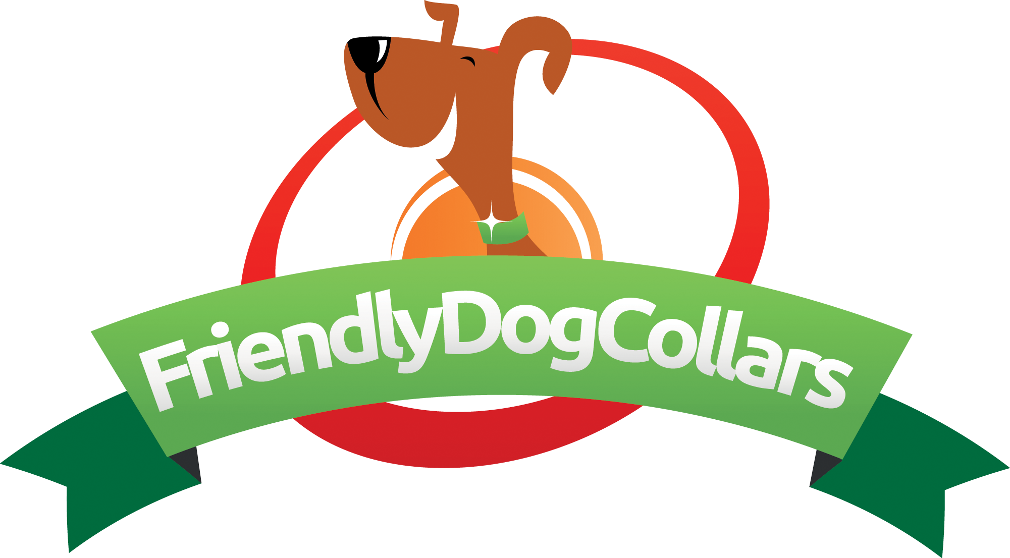 Friendly Dog Collars - Friendly Dog Collars Logo Clipart (2001x1106), Png Download