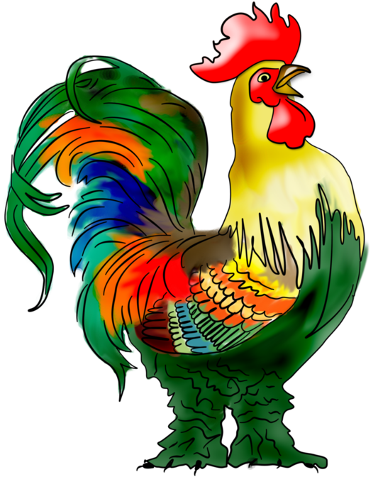 Fd52d5d6fbde - Петух Клипарт Clipart (549x699), Png Download