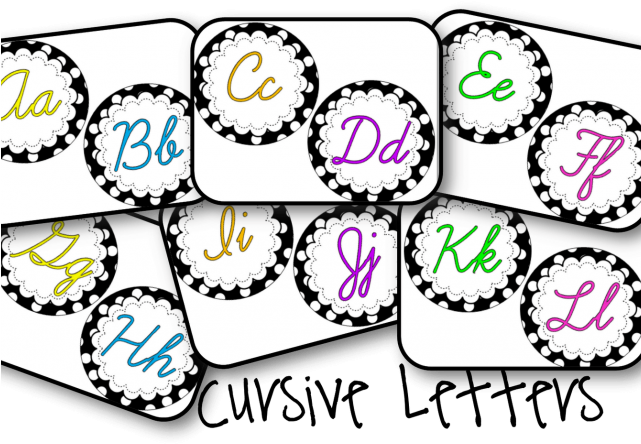 Original - Cursive Clipart (640x480), Png Download