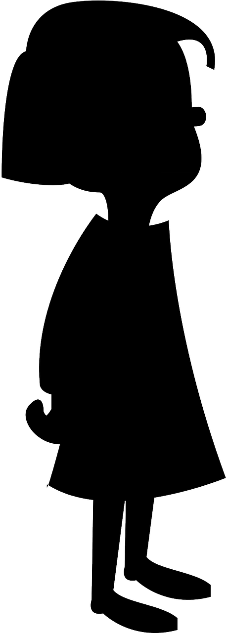 Cartoon Girl And Boy Clipart (640x1280), Png Download