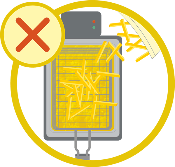 When Deep Frying Smaller Quantities Reduce The Cooking - Frying Clipart (600x570), Png Download