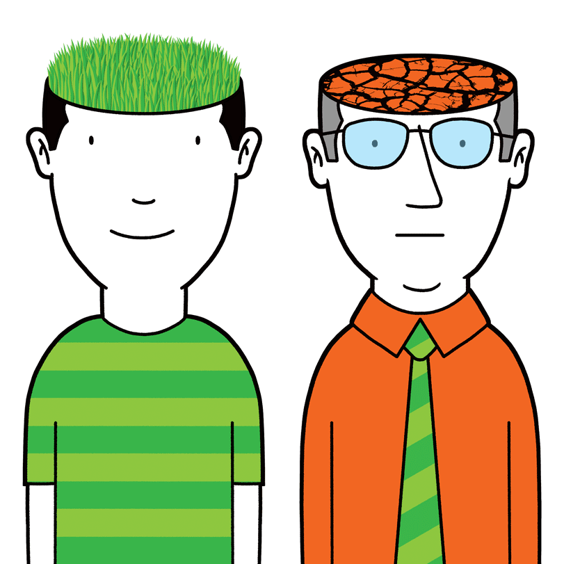 Old Brain Clipart (1242x810), Png Download