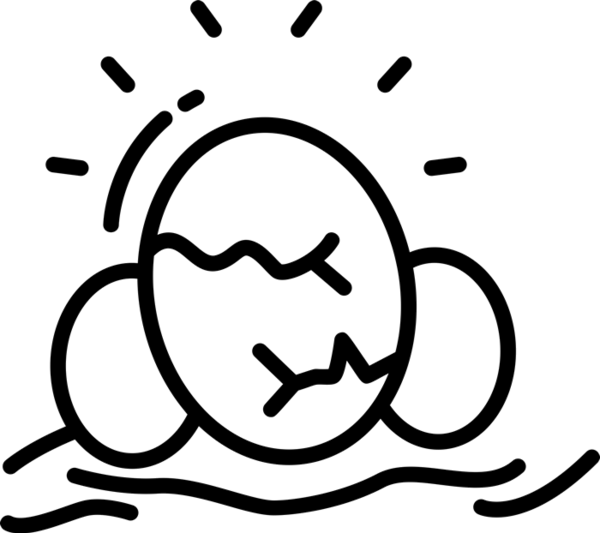 Dinosaur Egg Rubber Stamps - Dinosaur Clipart (600x533), Png Download