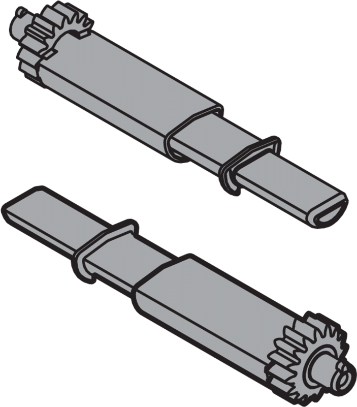 Blum Zębatka Do Relingu Synchronizacji Tip-on Do Tandem - Blum Tip Clipart (800x800), Png Download