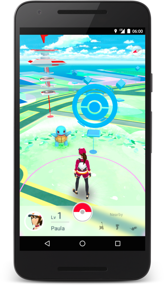 In "pokémon Go," You'll Use A Combination Of Your Phone's - Player Id Pokemon Go Clipart (640x1097), Png Download