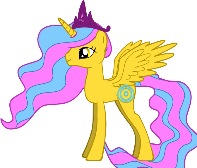Princess Gold Lily By Bcprincessmlp - Cartoon Clipart (830x650), Png Download