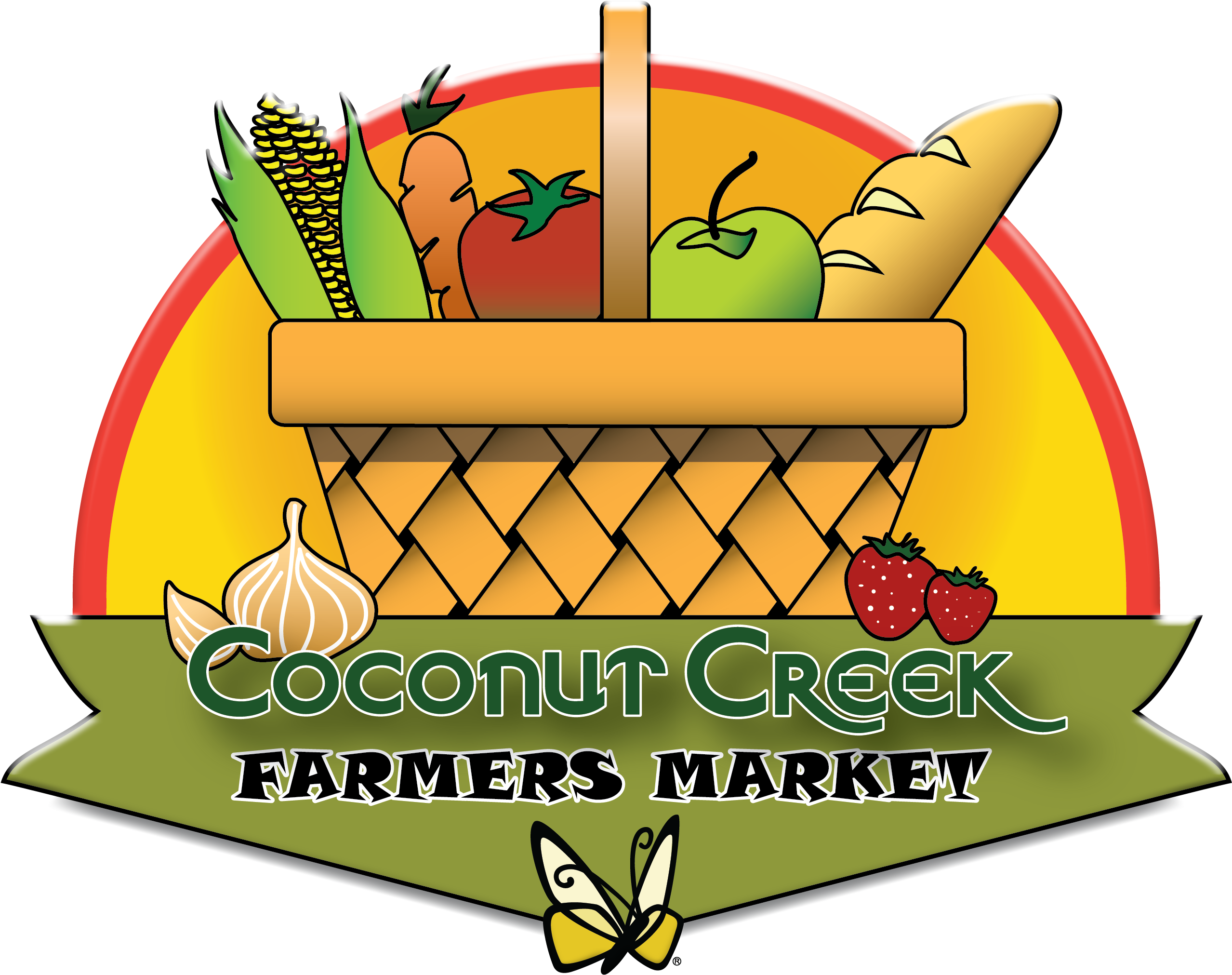 Farmers Market Help Center - Coconut Creek Farmers Market Clipart (3300x2550), Png Download