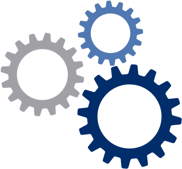 Gears - Development Gear Clipart (622x584), Png Download