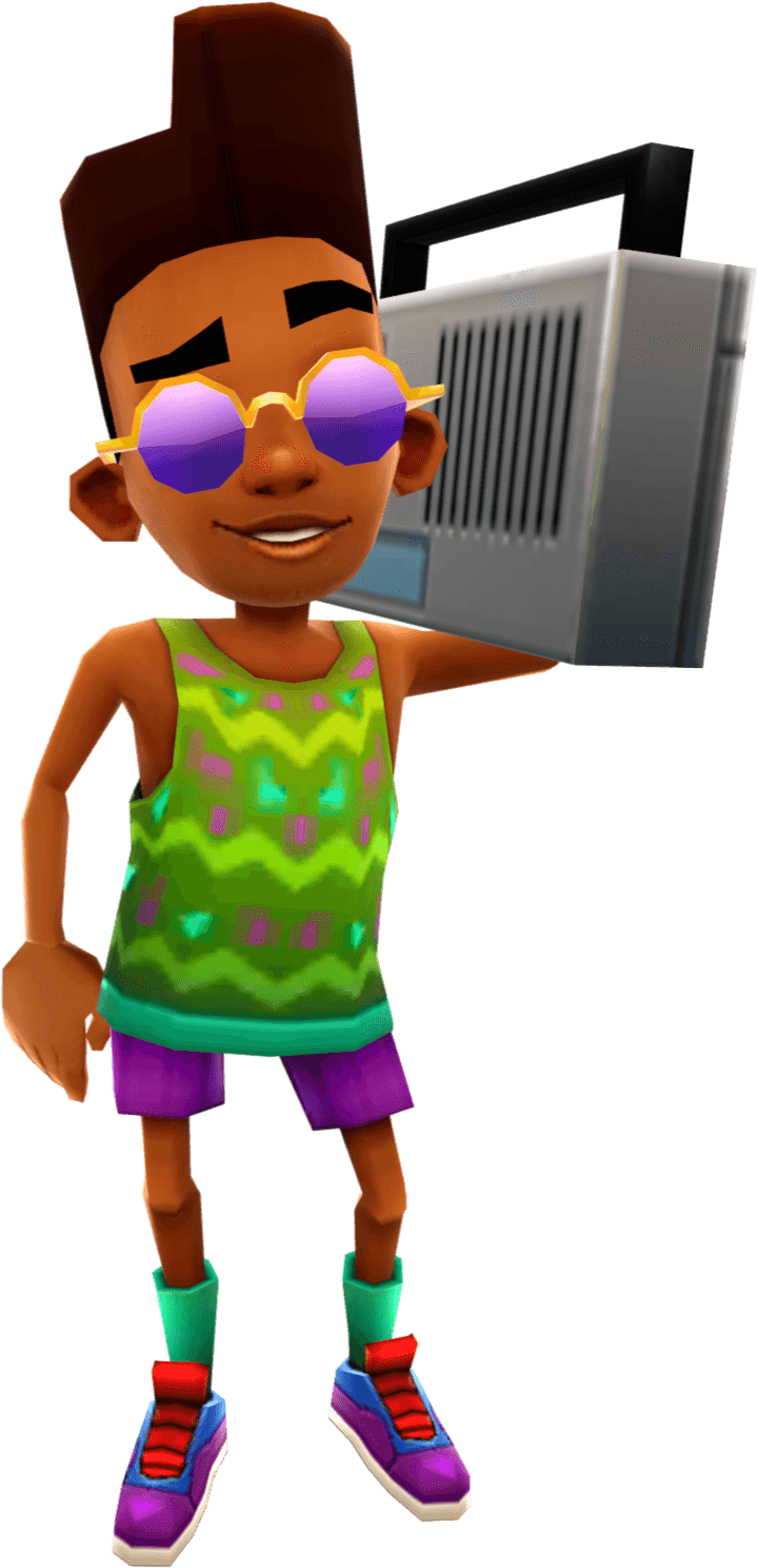 Fresh - Subway Surfers Fresh Funk Outfit Clipart (788x1620), Png Download