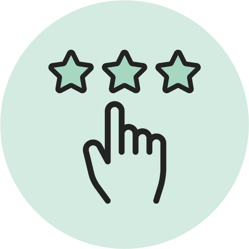 Green Star Icon - Customer Experience Icon Png Clipart (806x806), Png Download