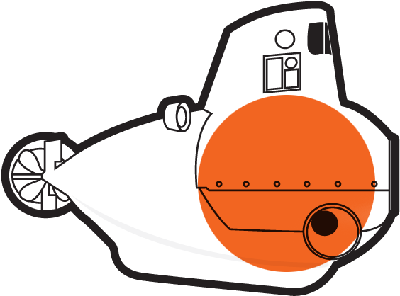 Alvin Submarine Clipart (1041x474), Png Download