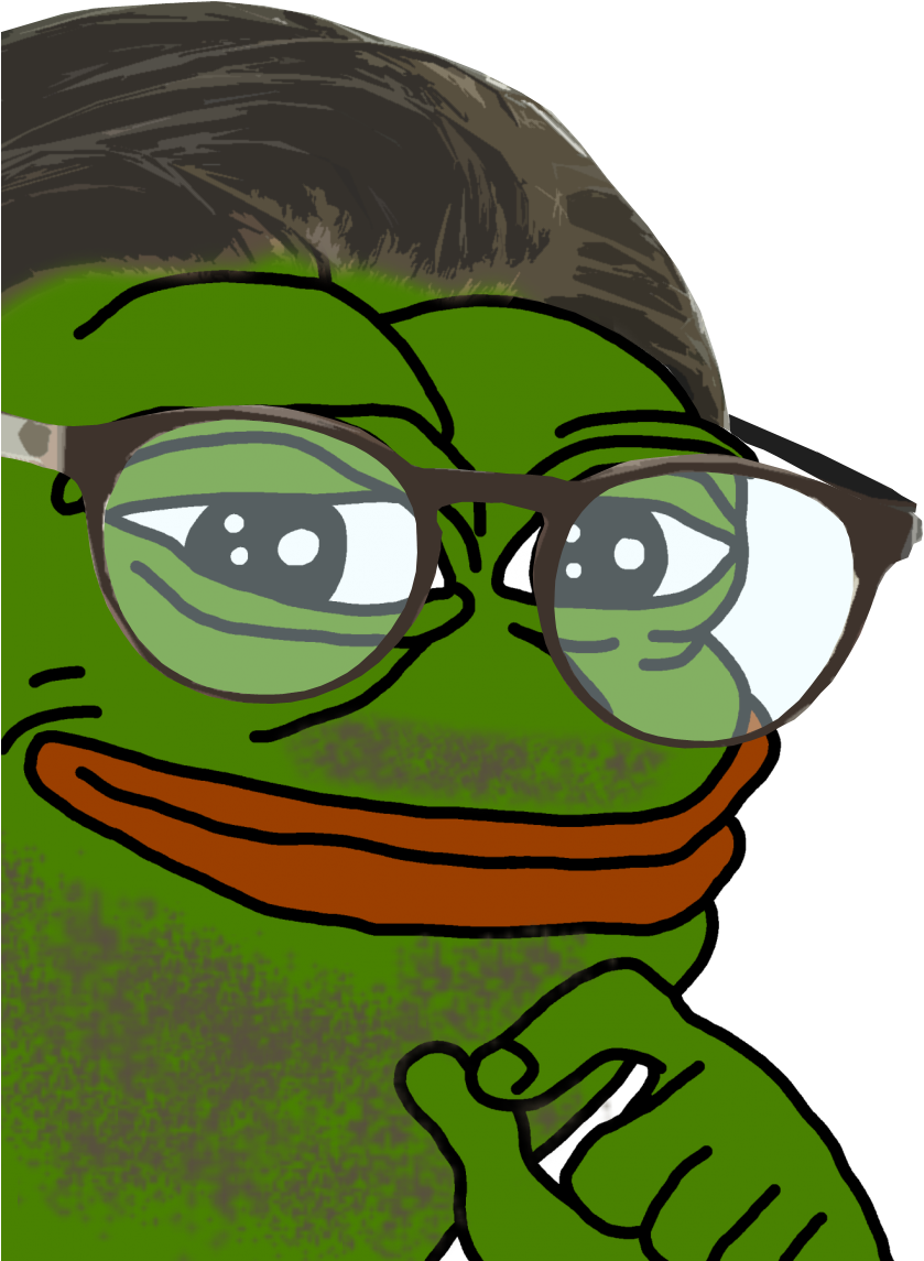 Post - Sticker Pepe Clipart (1300x1300), Png Download