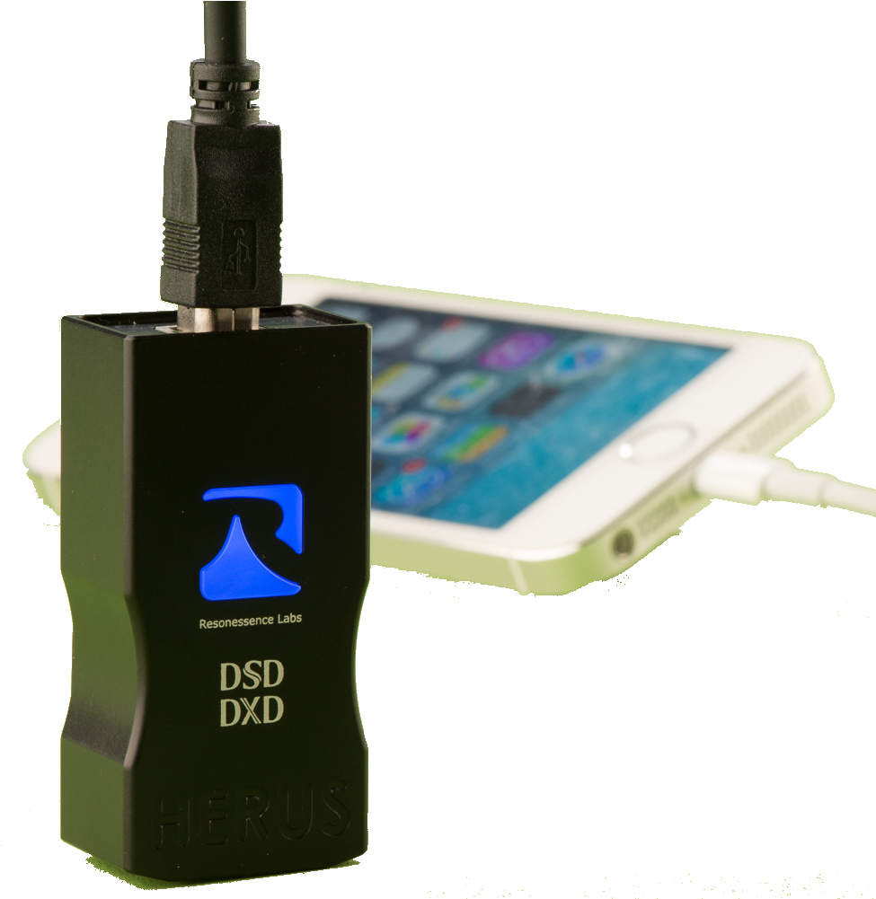 Blueiphone2 - Resonessence Labs Herus+ Usb Dac/headphone Amplifier Clipart (1000x1000), Png Download