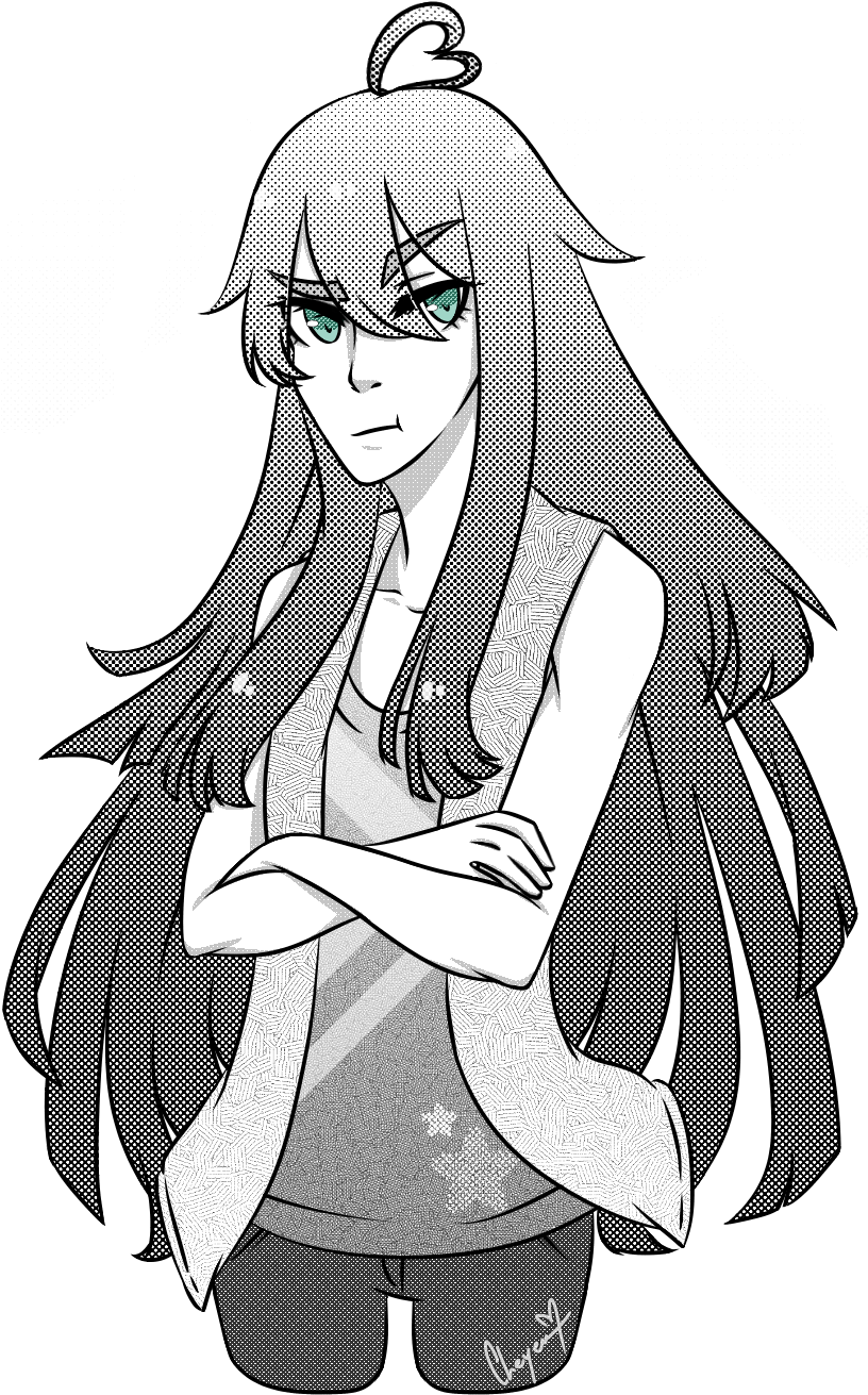 #screentones Drawings On Paigeeworld - Cartoon Clipart (821x1345), Png Download