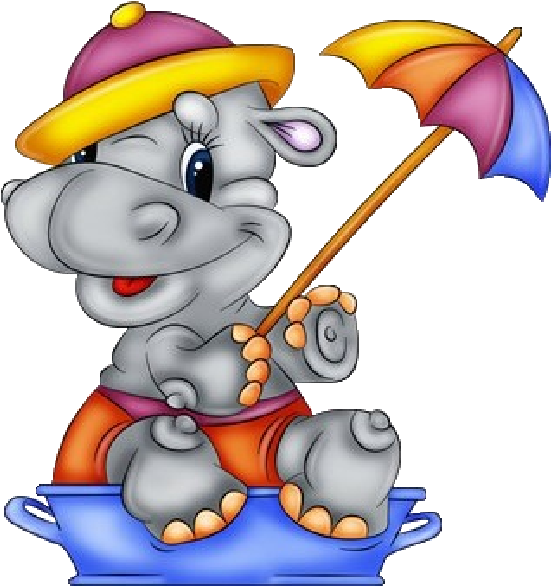 Hippo Clipart Sad - Startling Clipart With Transparent Backgrounds - Png Download (600x600), Png Download