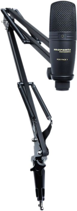 Marantz Professional Playback Recording - Marantz Pod Pack 1 Usb Condenser Microphone Clipart (1200x750), Png Download