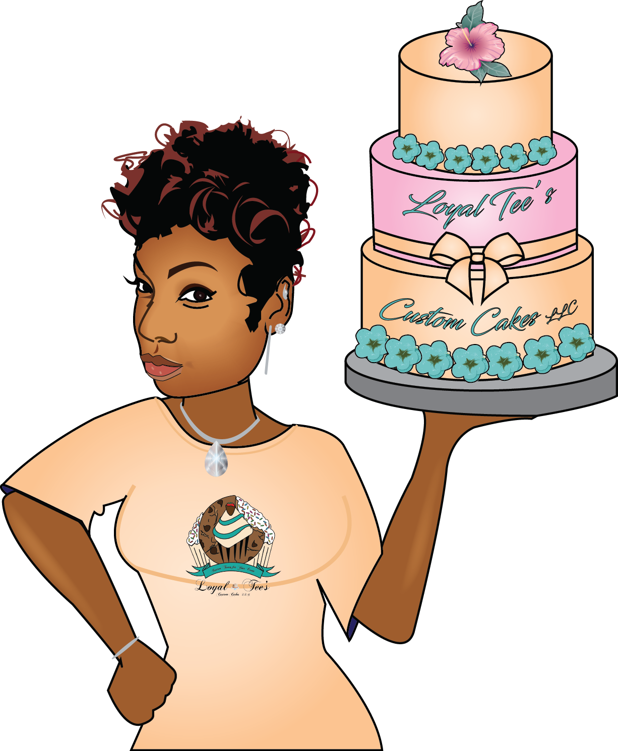 Cake Clipart (1226x1491), Png Download