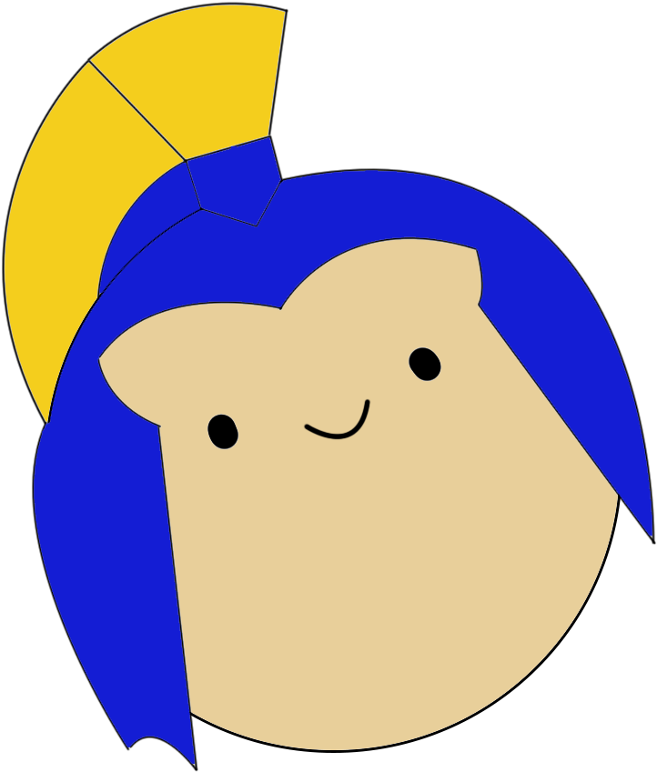 A Spartan I Created - Cartoon Clipart (1000x1000), Png Download
